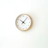 KATOMOKU Muku Clock 7 Natural Wall Continuous Second Diameter km-60NARC Clock, Hand, 30.0cm (Radio-Controlled Clock)