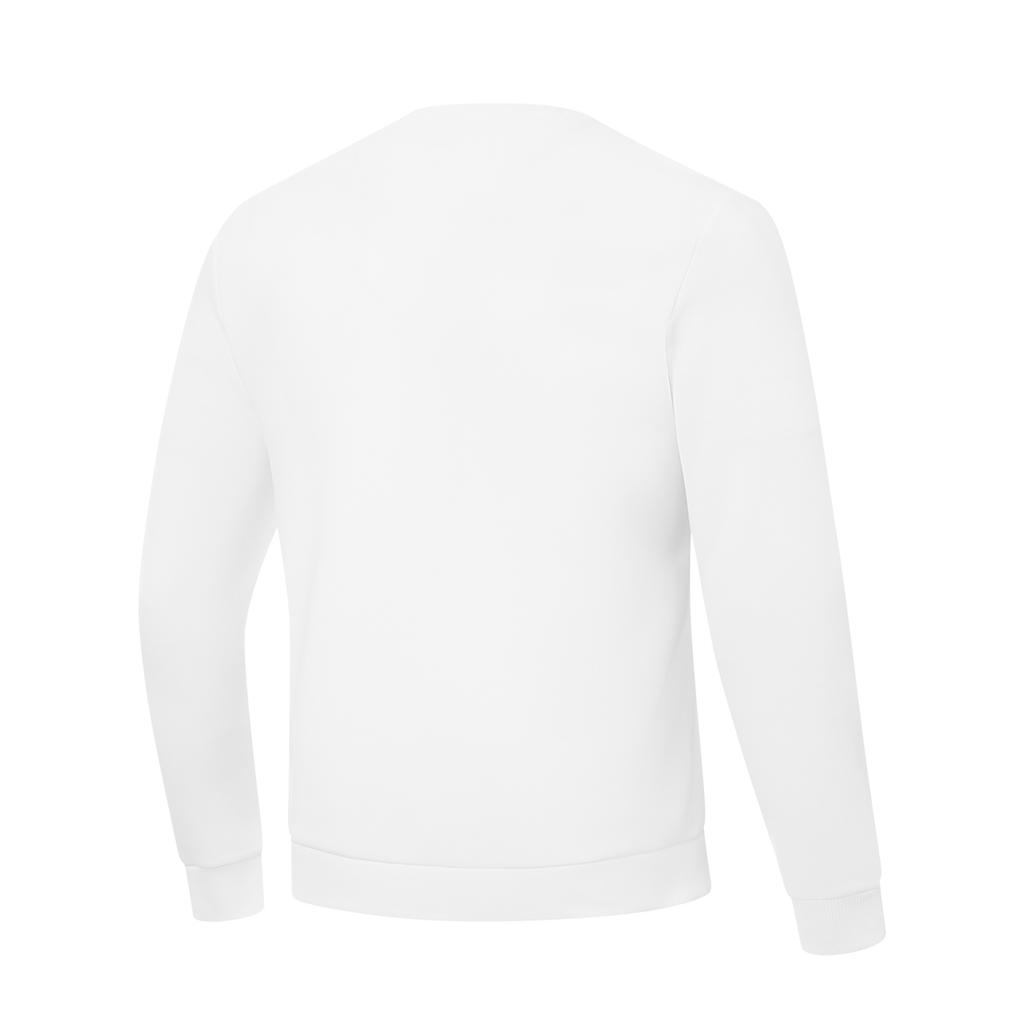 Li Ning Fitness Series Round Neck Logo Letter Stitching Casual Sports Sweatshirt Men sweatshirt AWDV615-7