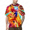 Anime Pánské Streetwear Tričko Dragon ball Goku Super Saiya Oblečení Topy Dětská Trička ve stylu Harajuku 2024 Trend