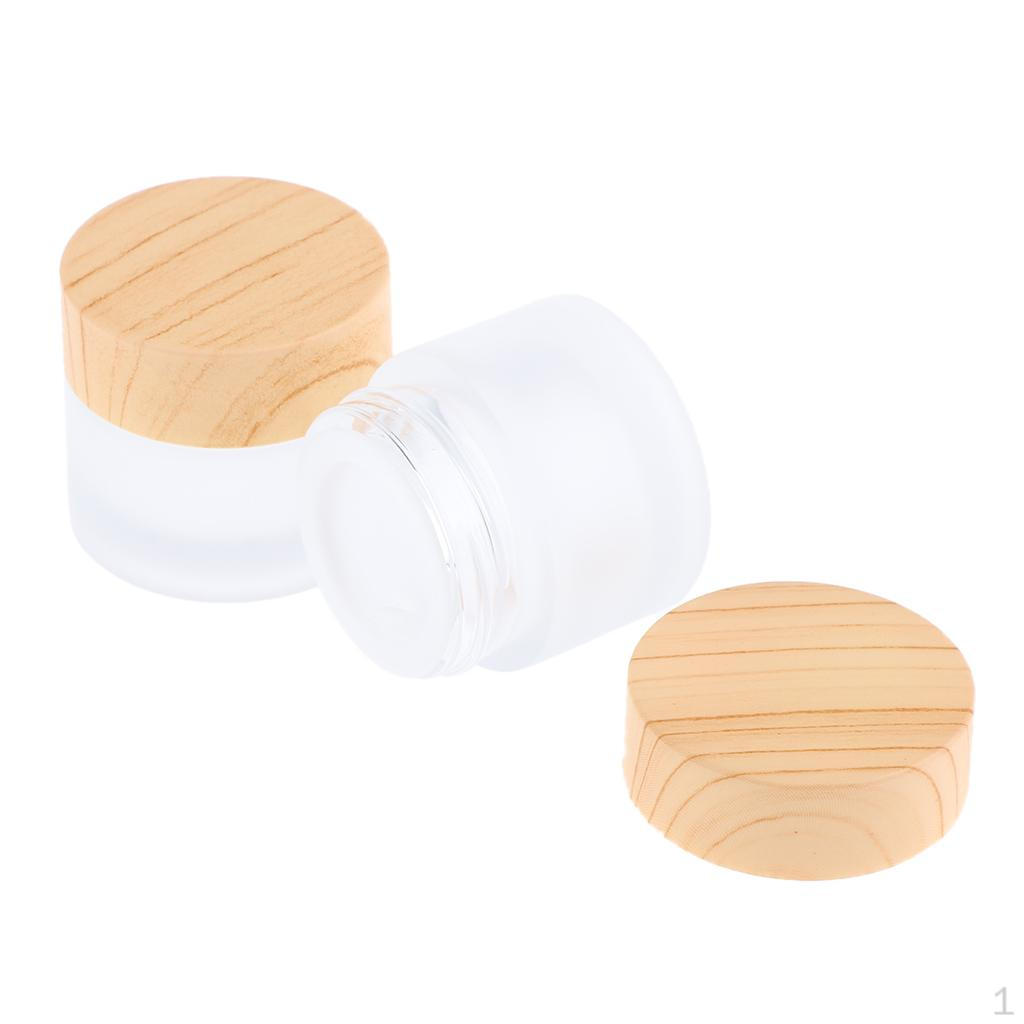 

Cosmetic Tin Makeup Jar Pot Lip Container Inner Lid 2pcs 10g