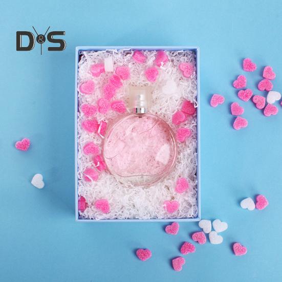 Lot de 100 perles en mousse portables, très extensibles, en forme de cœur, pour remplir une boîte à fleurs de la Saint-Valentin