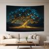 VIKAMA Tree of Life Tapestry Living Room, Bedroom, Outdoor Decorative Tapestry Yoga Room Wall Art Easy-to-Hang Home Decor