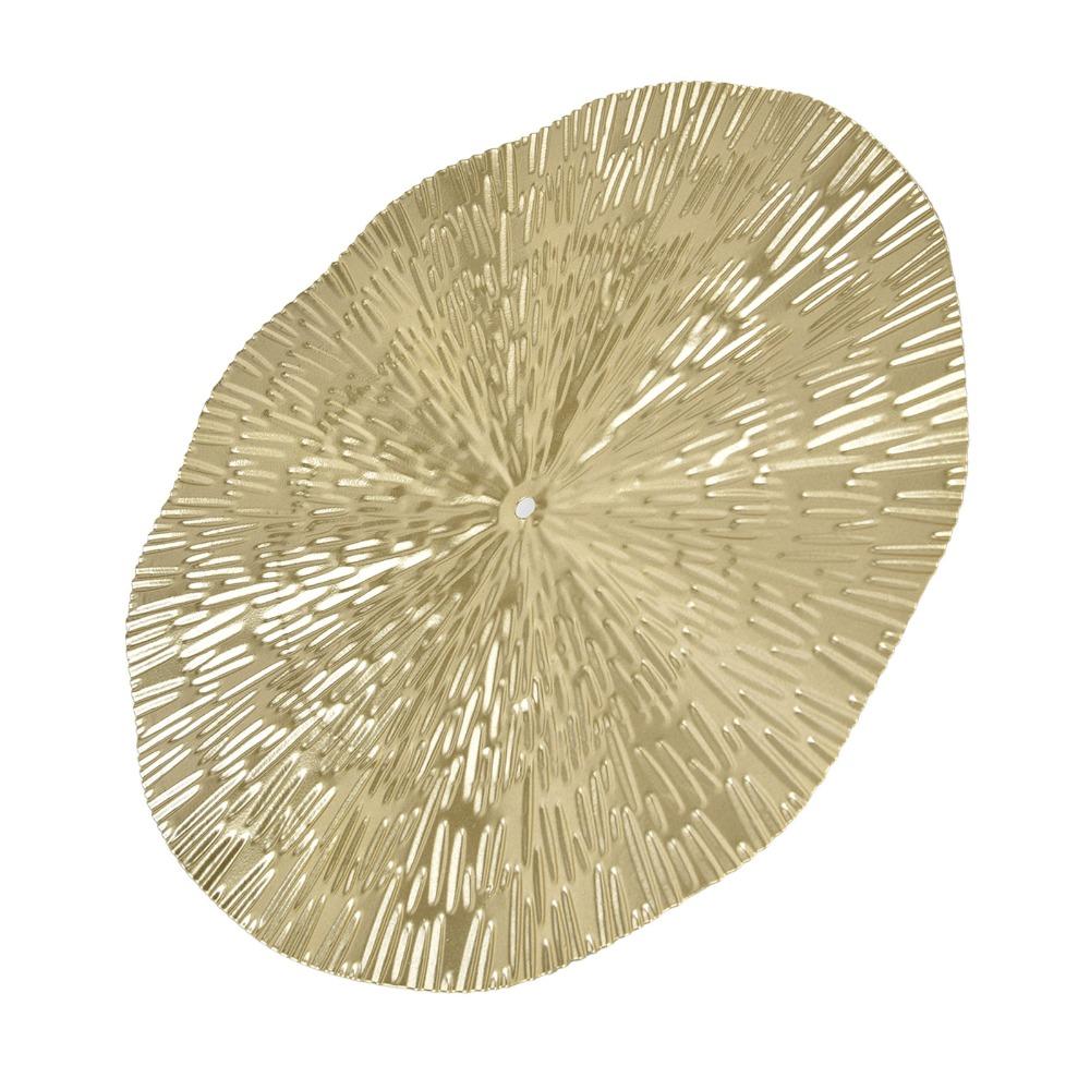 Goldfarbenes Metall-Wandbehang Eisen Minimalistische Wanddekoration Moderne Wandkunst Badezimmer-Ornament