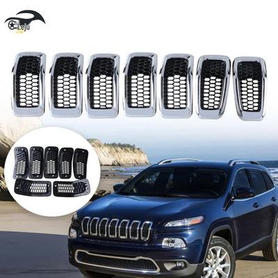 2014-2018 Jeep Cherokee Front Bumper Honeycomb Hood Grille Mesh