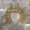 Antique Snake Hairband Spiked Hairhoop For Women Girl Theme Event Gathering Crowns Headpiece for Daily Party Styling