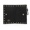 Valentino Rockstud Zip Card Holder P0605 Vsh 0no