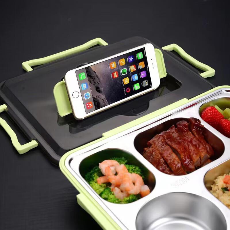 Debo 304 Stainless Steel Divided Bento Lunch Box