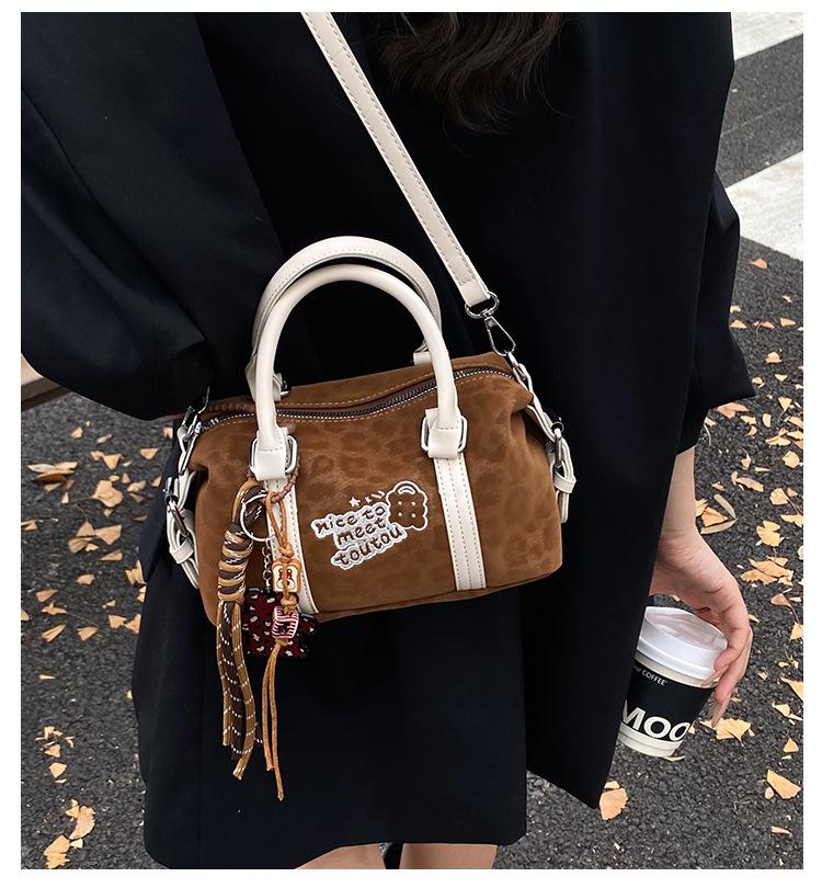 Women's Suede Frosted Handbag, One-Shoulder Crossbody Vegetable Basket Bag (2025)