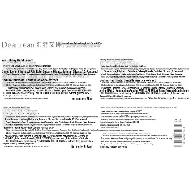 Irene Classic Refreshing Hand Cream Gift Set