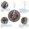 2D Musical Note Wind Spinner - Vibrant Kinetic Metal Art for Outdoor Decor, Durable Hanging Ornament for Garden