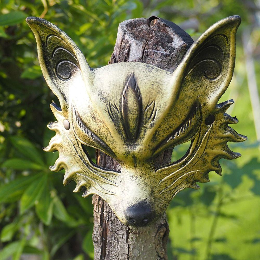 Half Face Halloween Mask Eye Cover Cosplay Mask Retro Masquerade Mask  Men