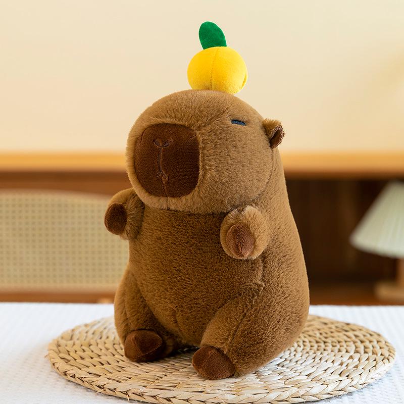 Eight-Inch Capybara Plush Toy Doll for Claw Machines