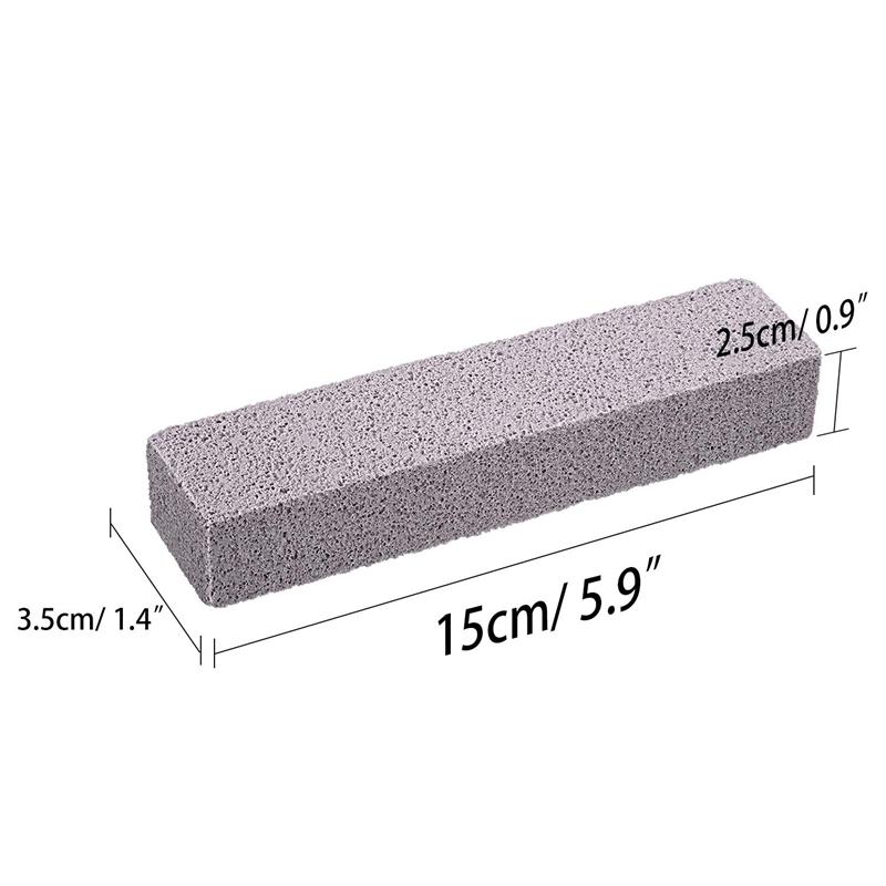 Promotion! 8 Pieces Pumice Stones for Cleaning Pumice Scouring Pad Grey Pumice Stick Cleaner for Removing Toilet Bowl Ring Bath