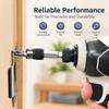 2pcs 1/4 Inch Hex Hex Bit Socket Adapter Rapid Switching Impact Driver Adapter  For Impact Drills