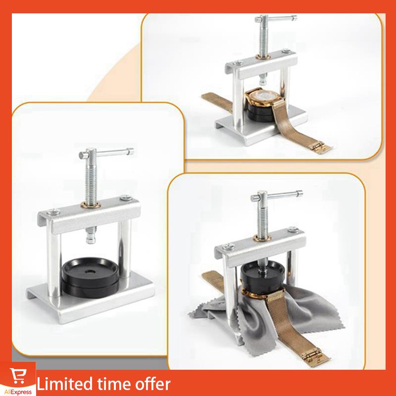 

Fresh 12Pcs Watch Metal Capping Machine Set Back Case Cover Press Screw Close Watchmakers Hand Repair Tools Kit