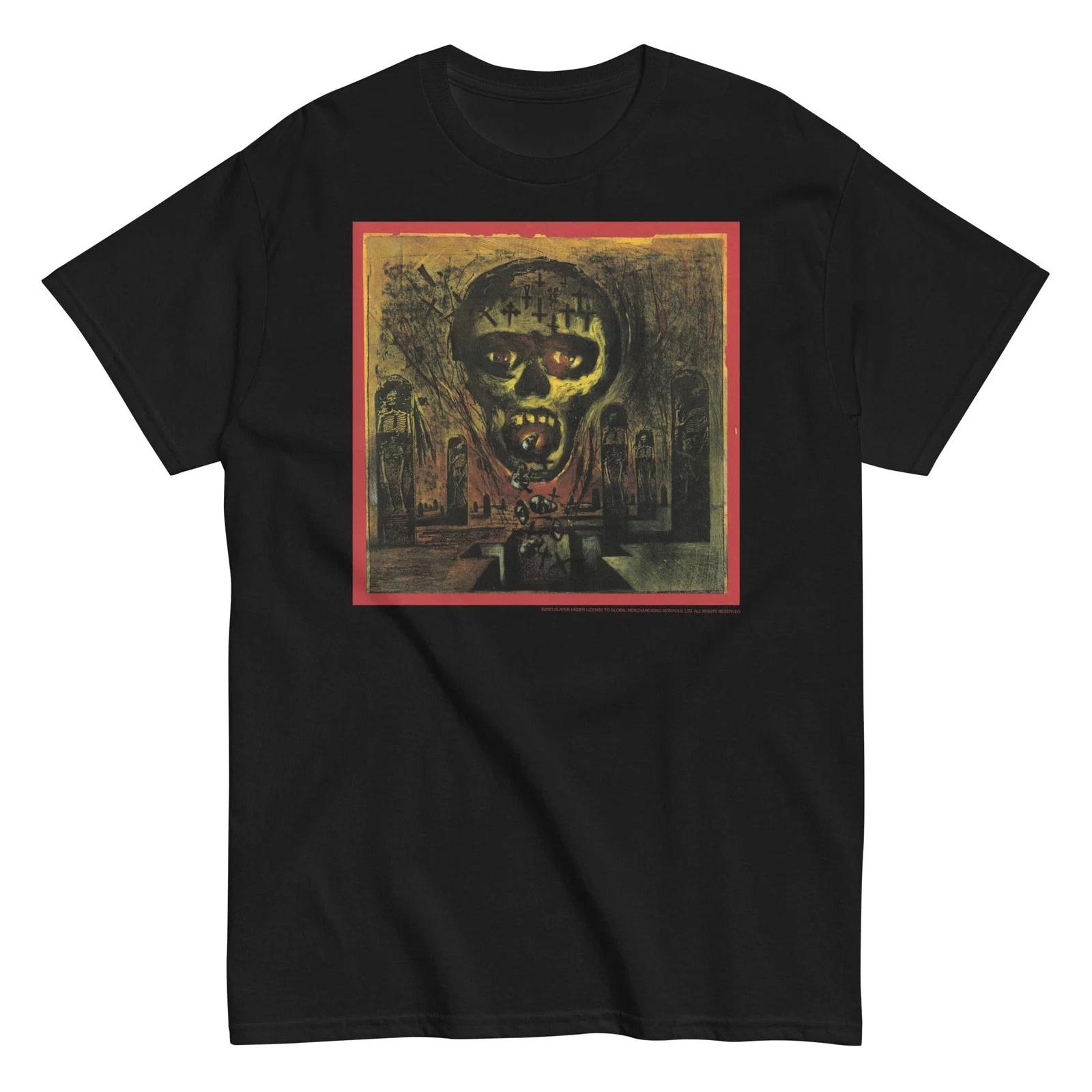 Slayer - Painted Skull T Shirt S
