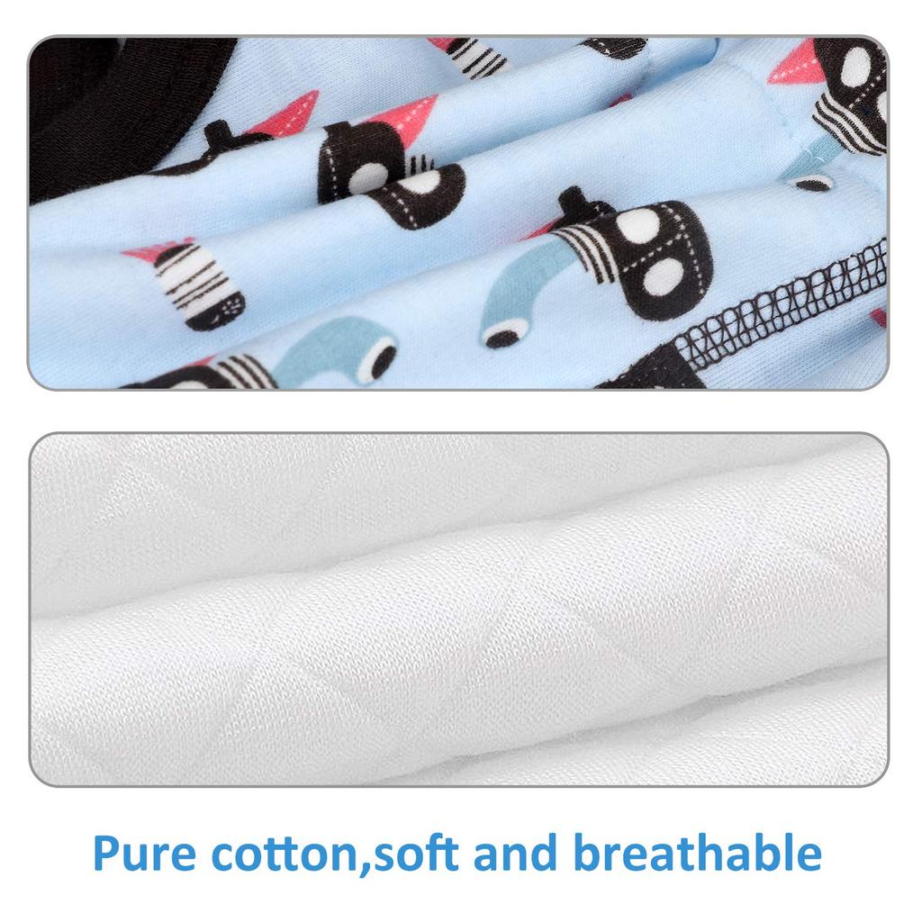 MooMoo Baby Training Highly Breathable Baby Toilet Training for Baby Cartoon Size 110 Pants, 6-Pack, Absorbent, Cotton, Underwear, Shorts/Briefs,