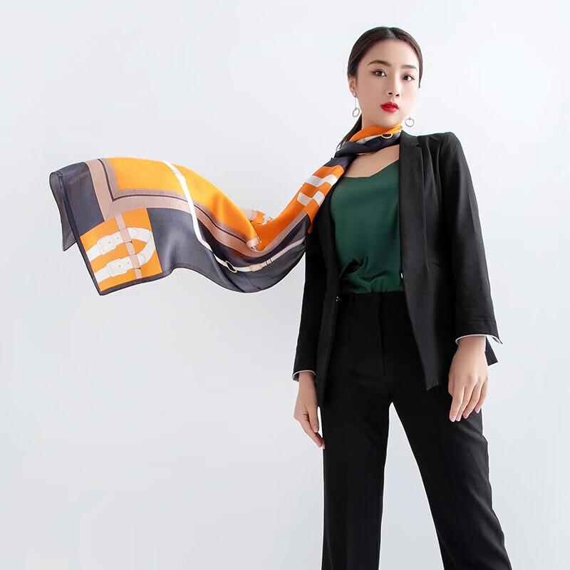 Hengyuanxiang Liyue HYXSJ1006 Mulberry Silk Scarf