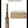 Maritime Sailor Ship Handheld Telescopes Nautical Vintage Navy 1915 Antique Spyglass Marine Home & Office Decor