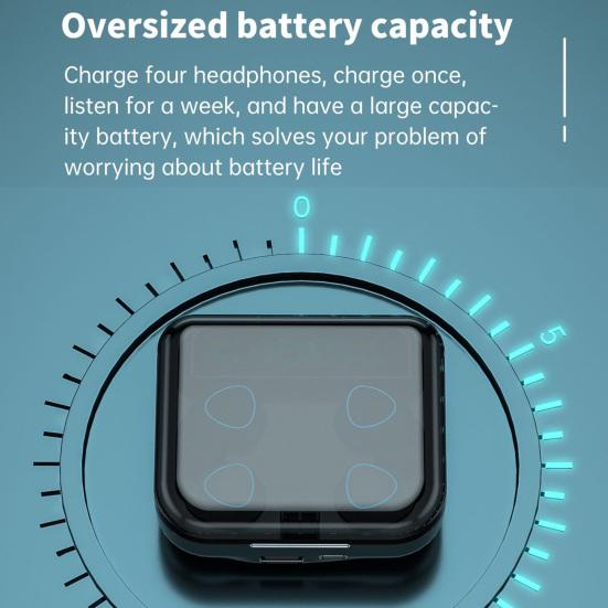 4Pcs M22 Earphone Noise Reduction Mini Bluetooth-compatible 5.1 Wireless Earpieces for Phone