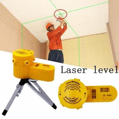 Nivelă laser multifuncțională pentru plăci ceramice, modernizată, cu raze infraroșii, cu suport de turnare, metru de linie, poate roti nivelul de uz casnic