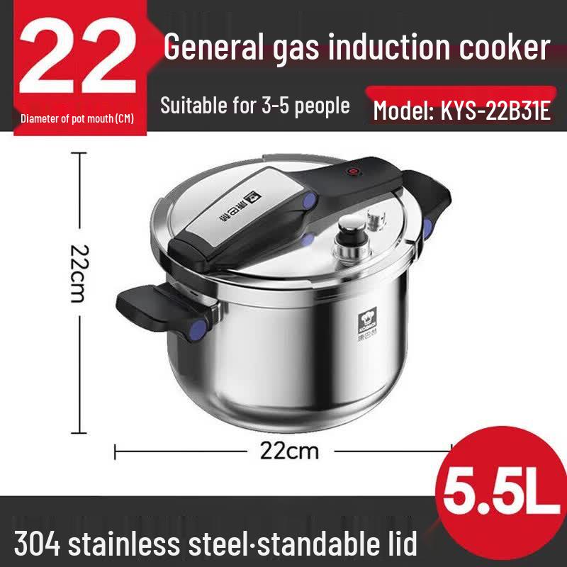 KOBACH 304 Stainless Steel Pressure Cooker