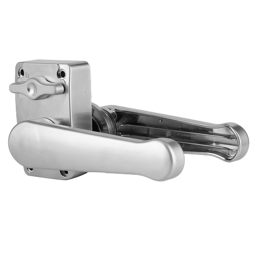 Toilet Door Lever Lock Set Bathroom Handle Knob Polished Chrome for Camper RV Yacht