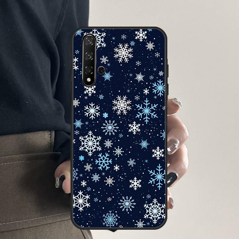 Snow Snowflake Winter For Huawei Nova 12s 12i 11i 7i 8i 9 10 SE Y91 Y90 Y60 Y70 Y72 Y61 P60 Pro P30 P40 Lite Case