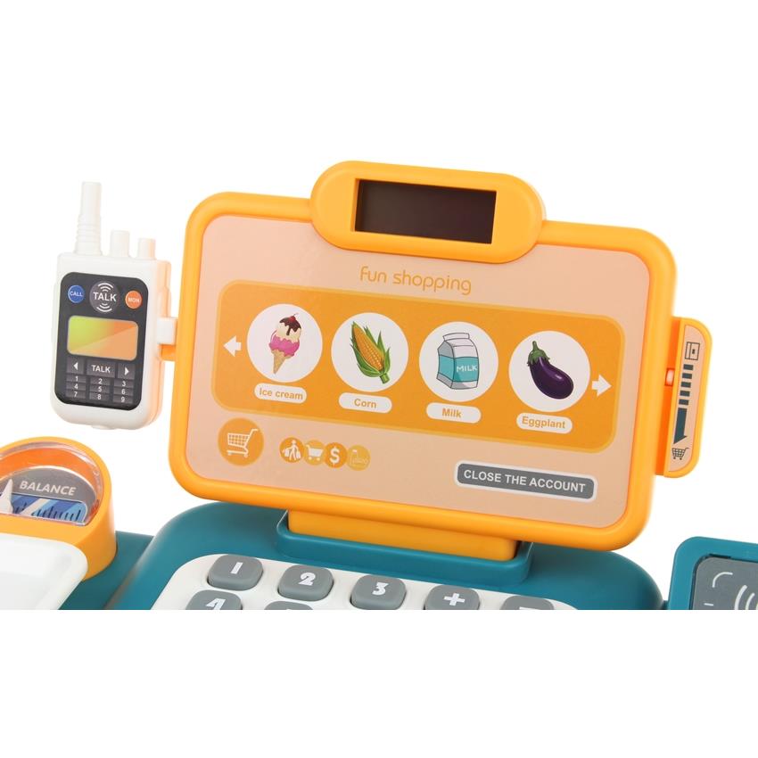 Cash Register For Kids Toy Scanner Calculator Accessories
