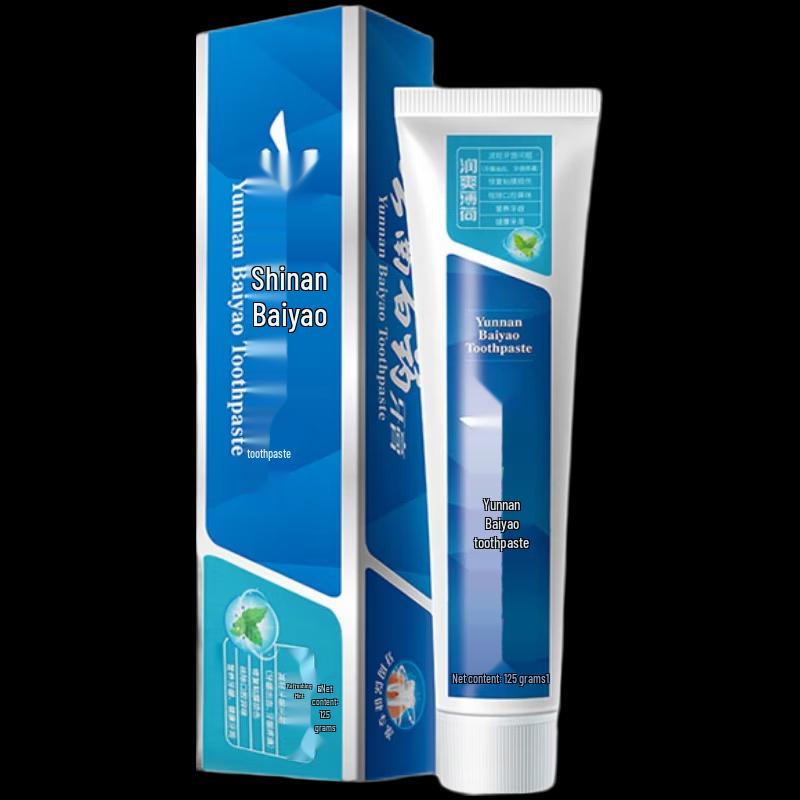 Yunnan Baiyao Refreshing Mint Gum Care Toothpaste 4-Pack