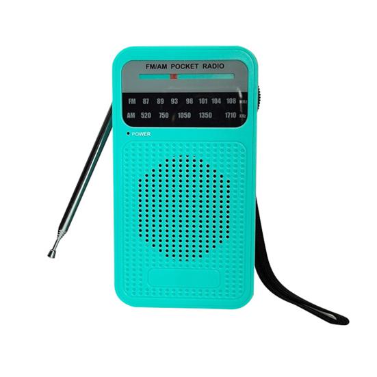 Portable AM/FM Radio with Speaker Clear Stereo Sound Battery Powered Handheld Radio with 3.5mm Headphone Jack