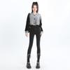 Double-breasted Jeans Women's 2025 New Autumn and Winter Design Tight Elastic Pencil Small-footed Jeans