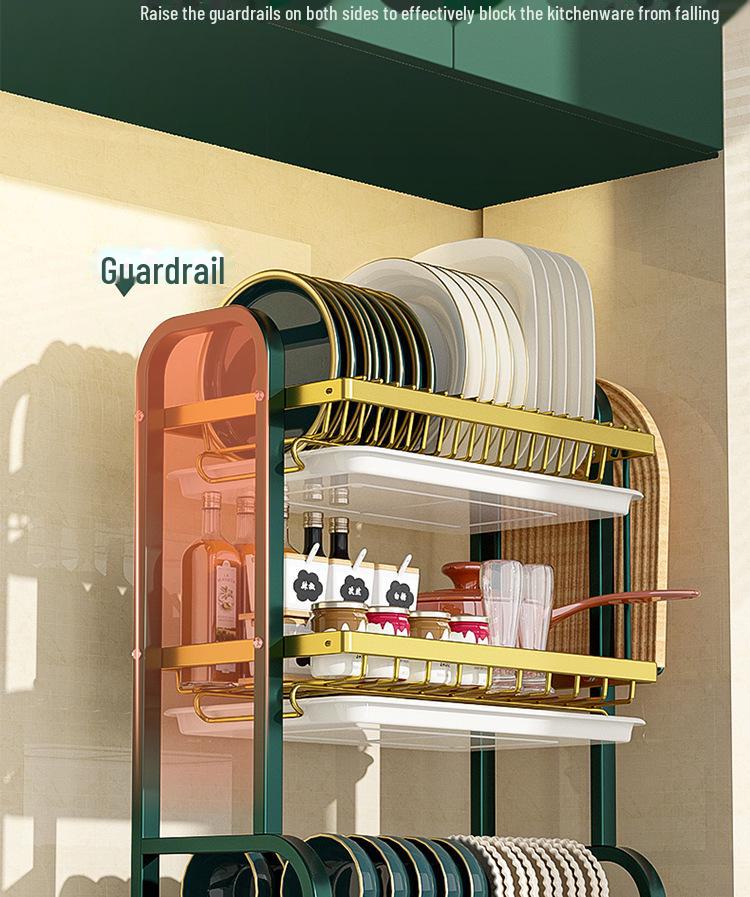 Multifunctional Kitchen Sink Dish Storage Rack