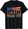 American Flag Thank You Veterans Proud Veteran Gift Unisex T-Shirt