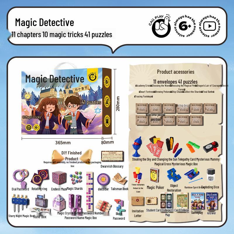 Ke Da Ya Chinese Detective: Children s Interactive Puzzle Board Game