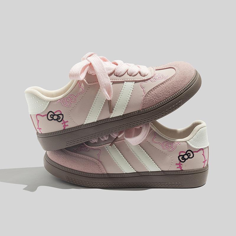 Belle low-top board shoes spring new kitten design board shoes student leather casual shoes 35