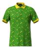 Ping Apparel Short Sleeve Polo Shirt for Size Green X Size LL Men's (All-Over Print) Golf, 621-5160221, Yellow,