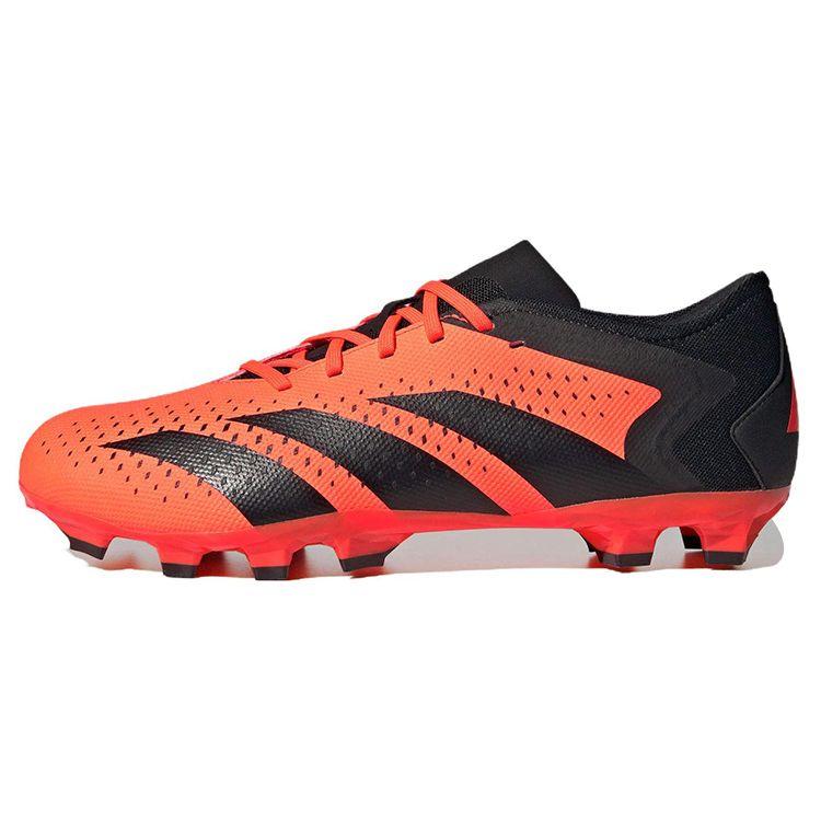 Adidas Predator Accuracy.3 Laced AG HG Artificial Grass PU Leather Non-Slip Durable Soccer Shoes Unisex Soccer Shoes Orange GW4636
