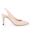 Women Pumps Pointed Toe  Shoes Thin Heels  Wedding Party Girl High  Sole Nude Color  Big Size
