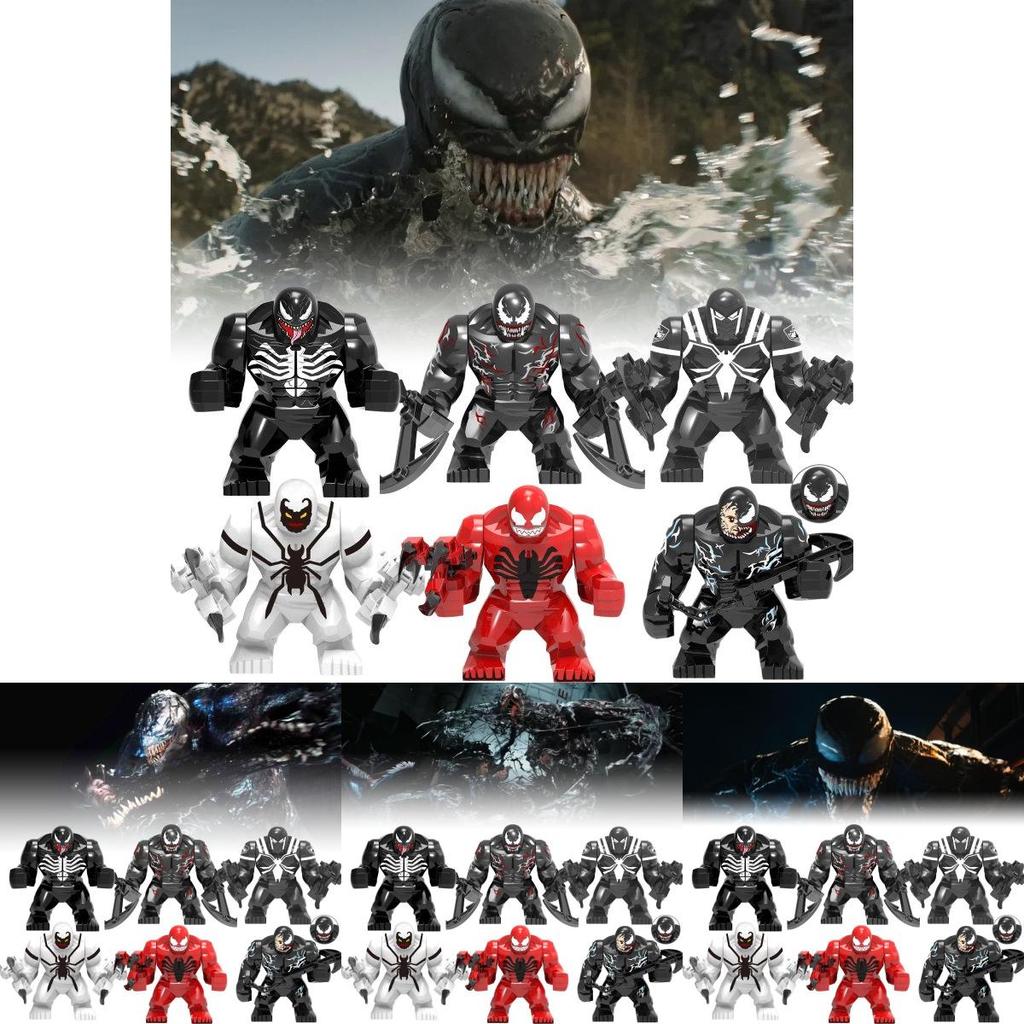 Venom Building Blocks Bricks Big Minifigures Bagged Educational Toys Perfect Gift For Kids And Collectors