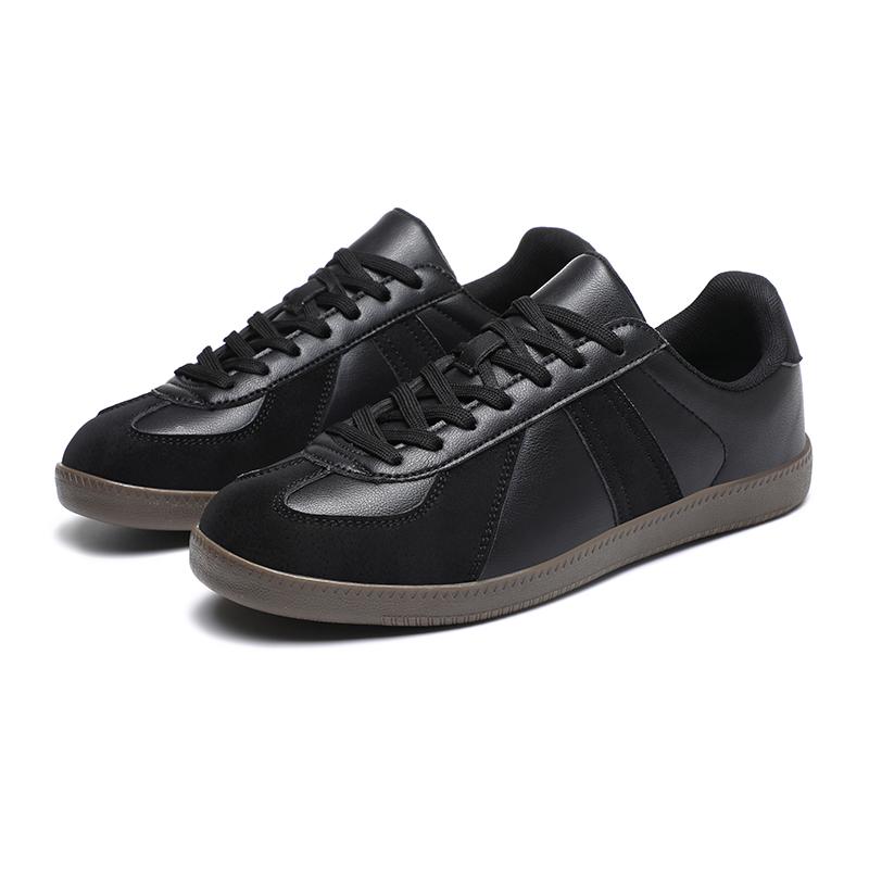 Retro New Casual Men's Shoes Versatile Plus Size Couple Style Niche Leather Surface Board Shoe Must-have for Outdoor Celebrities