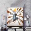 Disney Diamond Ratatouille Cheese Themed Artwork 5D Rhinestone Mosaic DIY Cross Stitch Gift Home Decor