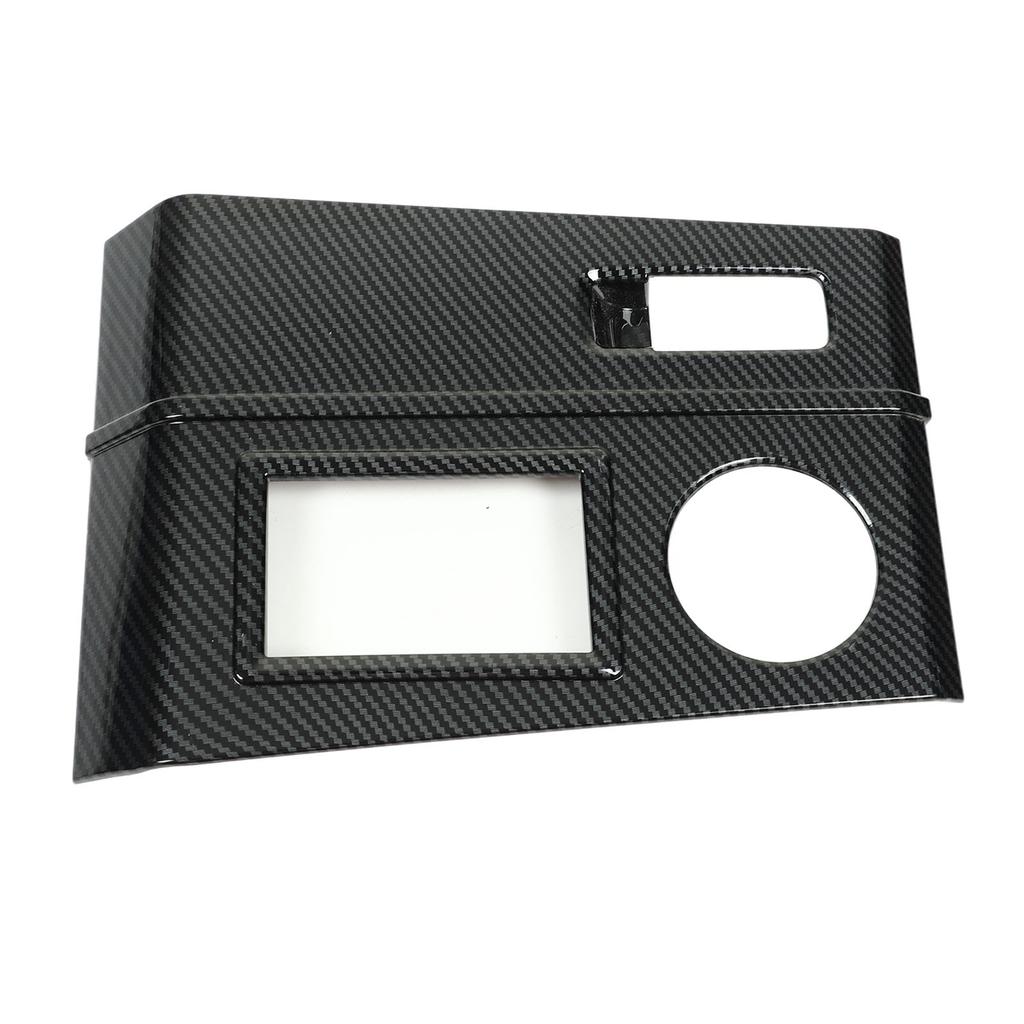 Gear Shift Box Panel Frame Cover Carbon Fiber Gear Shift Panel Cover Replacement for Mitsubishi