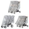 Twin Baby Strollers Raincoat Waterproof Full Wrap Case Protector Windproof Pram Cart Protective Sleeve for Outdoor Use