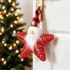Sequined Fabric Christmas Gnome Ornament Hanging Star Gnome Decoration  Christmas Tree Decor
