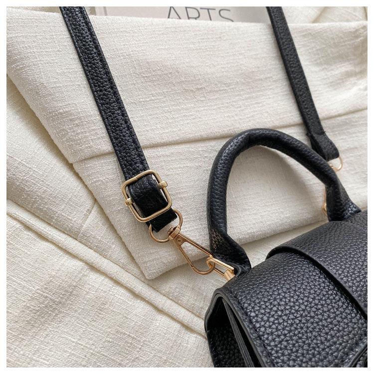 Trendy Crossbody Mini Lipstick Bag with Belt Decoration