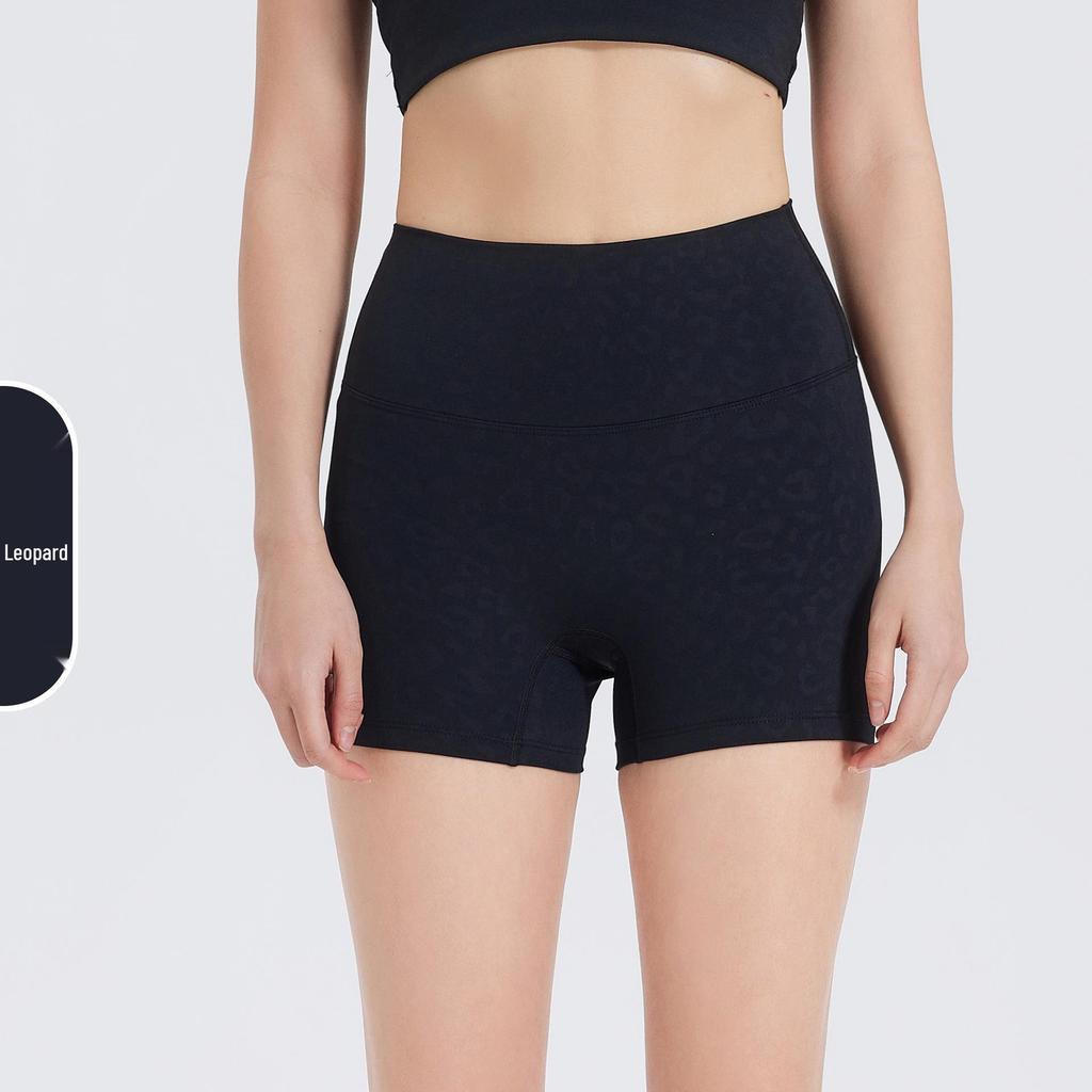 Shorts de Yoga Taille Haute Contrôle du Ventre pour Femmes - Push-up Pêche, Tissu Brossé, Longueur Trois-Quarts pour la Course à Pied et le Fitness