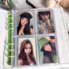 Bib Puppy Plush A6 Binder: Four-Grid Card Album for 3-inch & 5-inch Cards - Compact Storage Collection