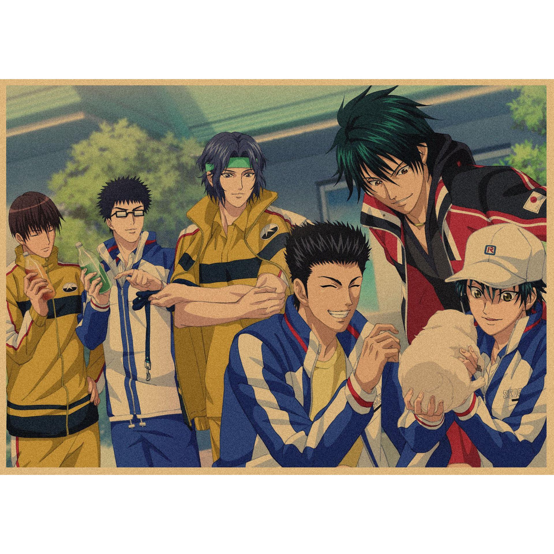 

The Prince of Tennis Retro Poster - Japanese Anime Wall Art Decor 42X29.7cm (A3 size)