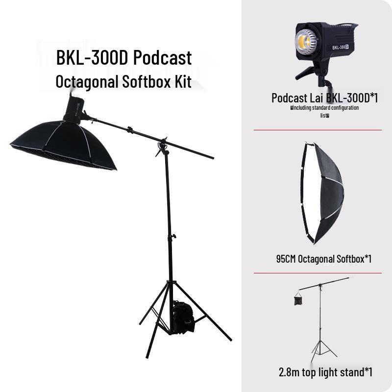 BKL300W Live Broadcast Fill & Beauty Soft Light for Photography